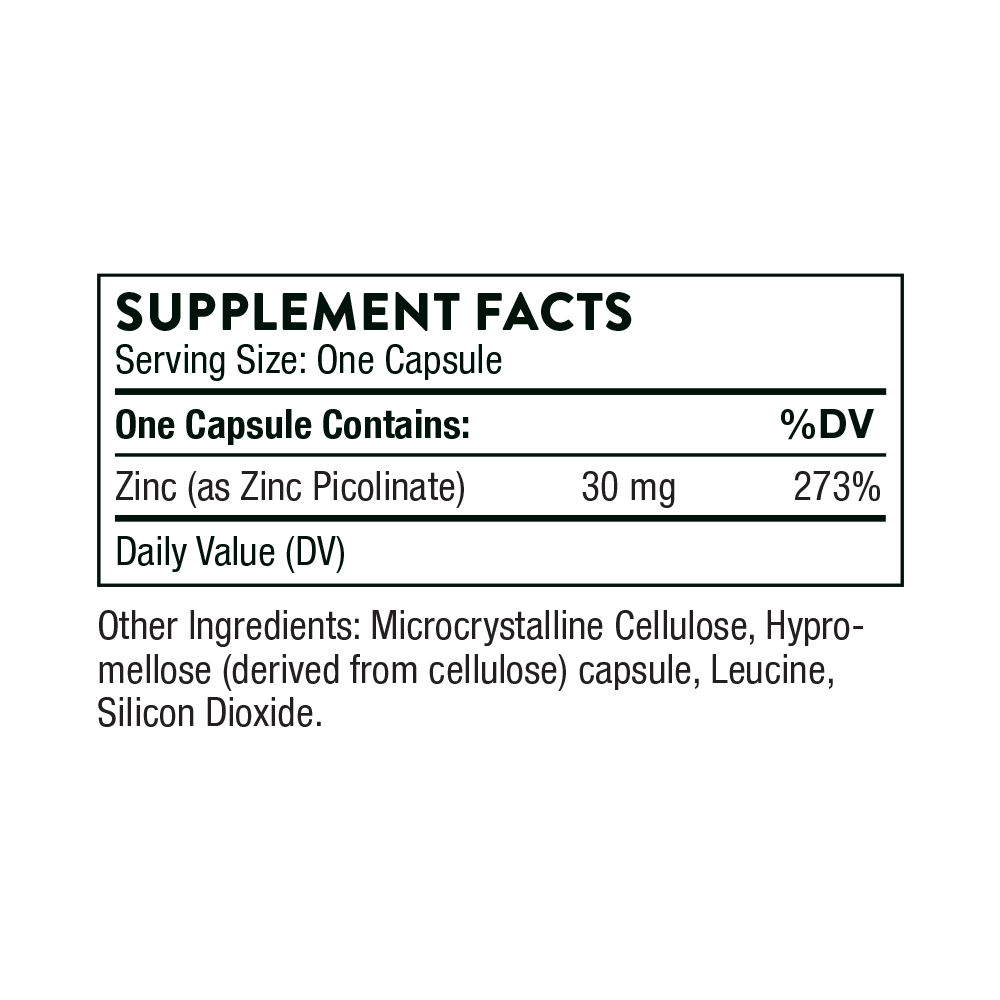 Zinc Picolinate 180 ct